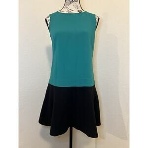 Loft Colorblock Mini Dress Size 2P EUC Sleeveless Petite Shift Dress